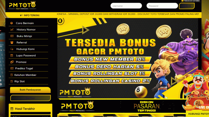 PMTOTO PMTOTO